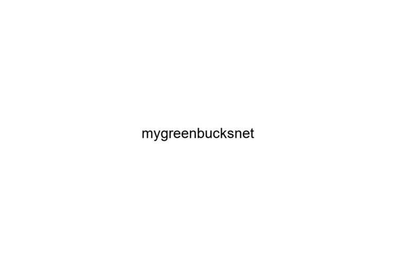 mygreenbucksnet