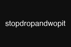 stopdropandwopit