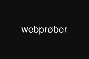webprøber
