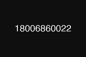 18006860022