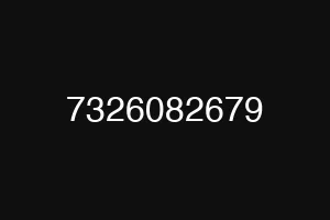 7326082679