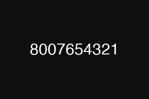 8007654321