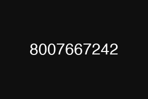 8007667242